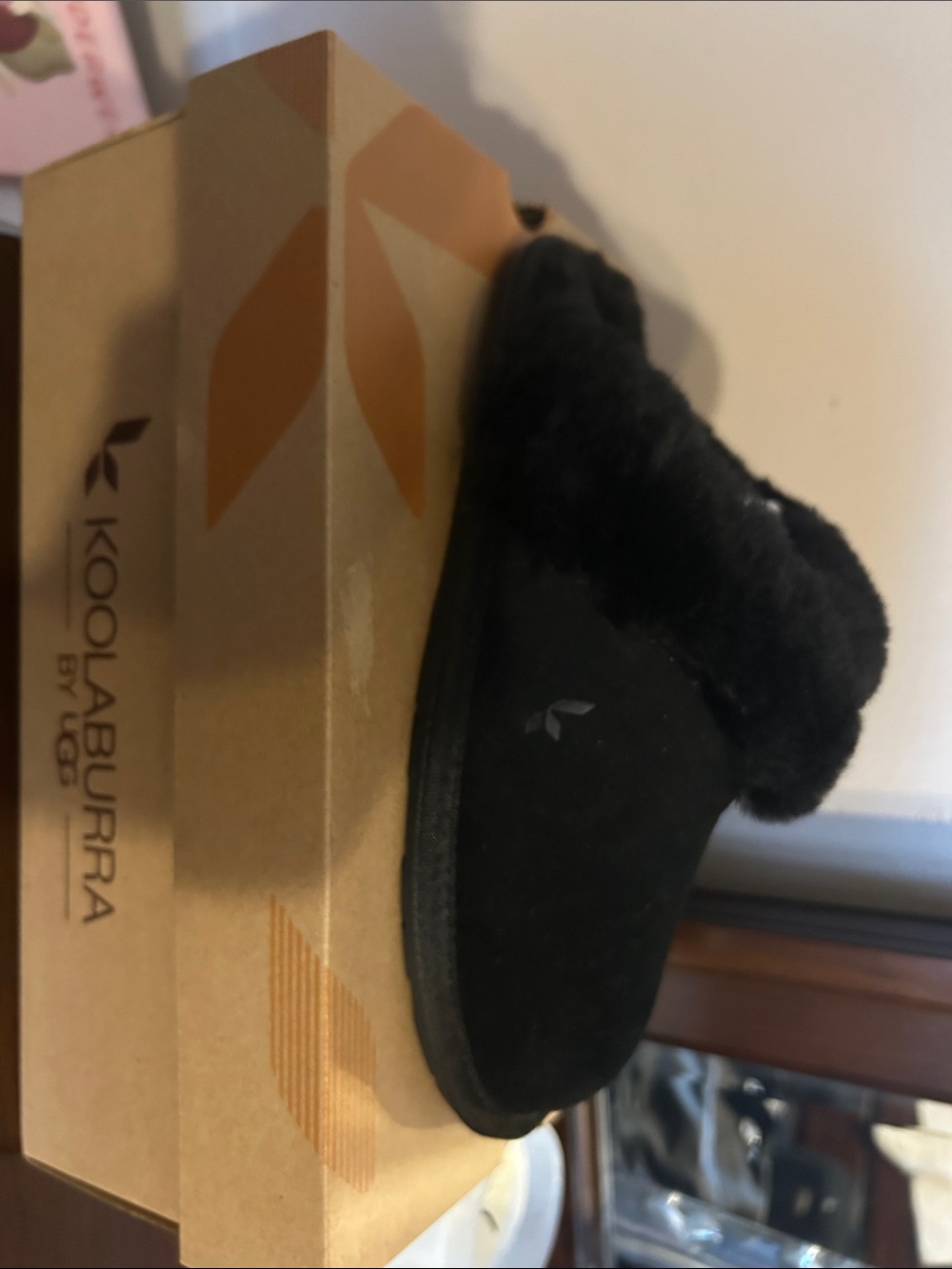 Koolaburra W Milo Black Slide Slippers